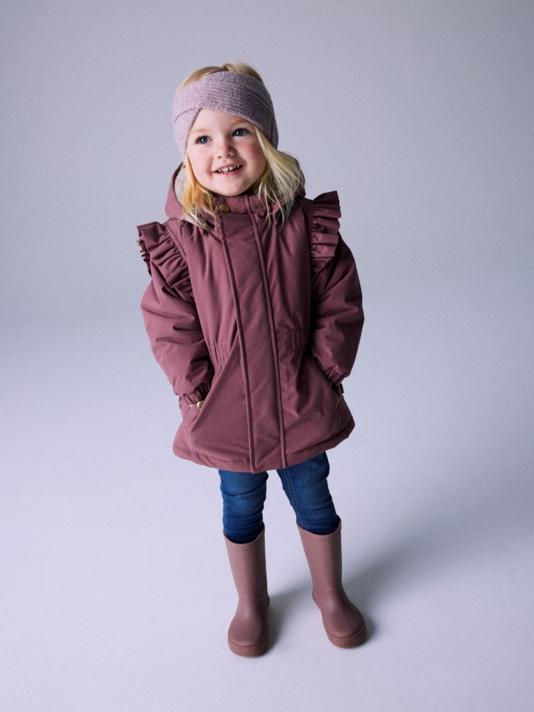 Snow05 vinterjakke Rosa - 11047193-Rose Brown-86 cm - 1