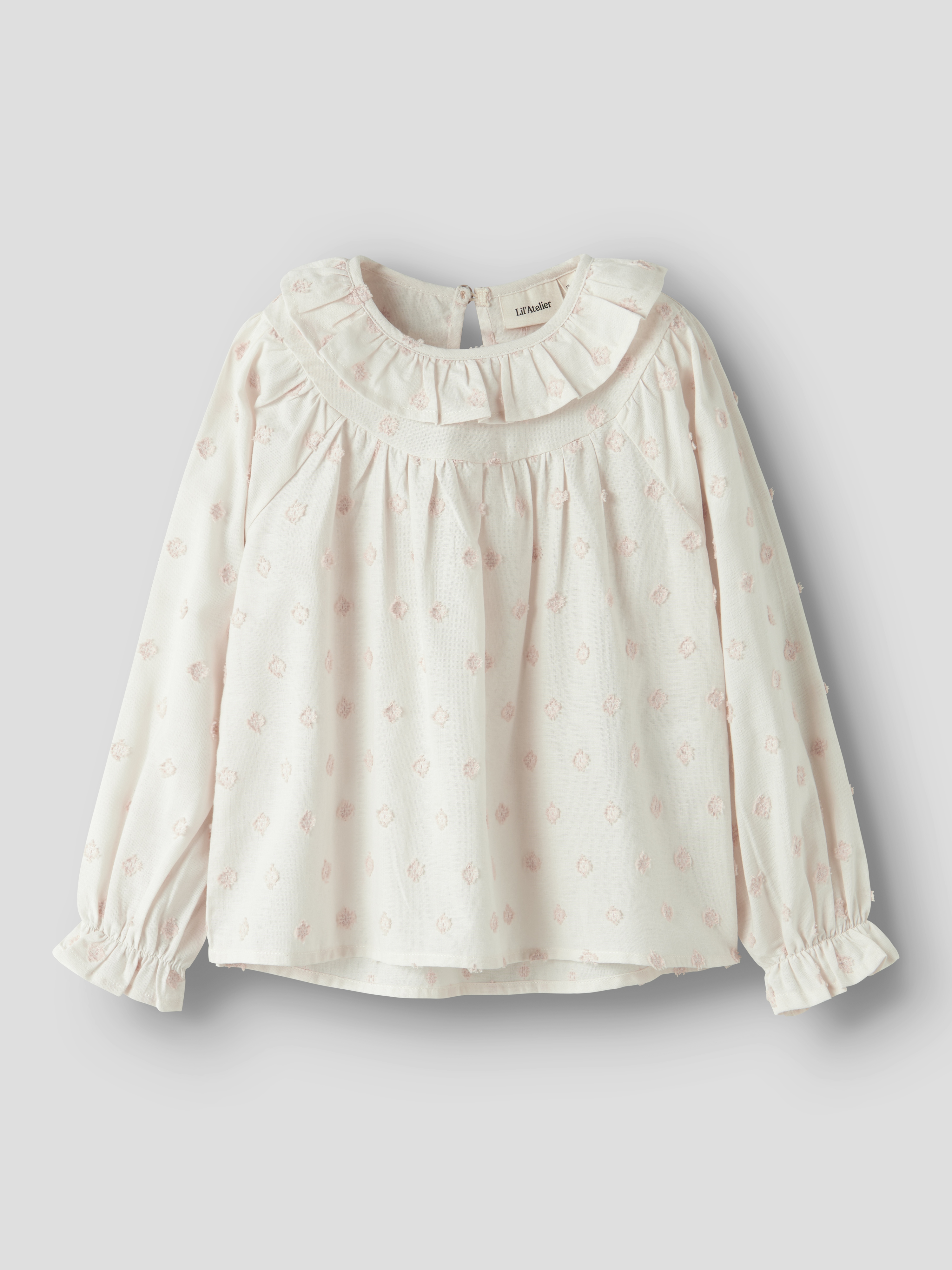 Lil Atelier Nethe skjorte, pastelparchment