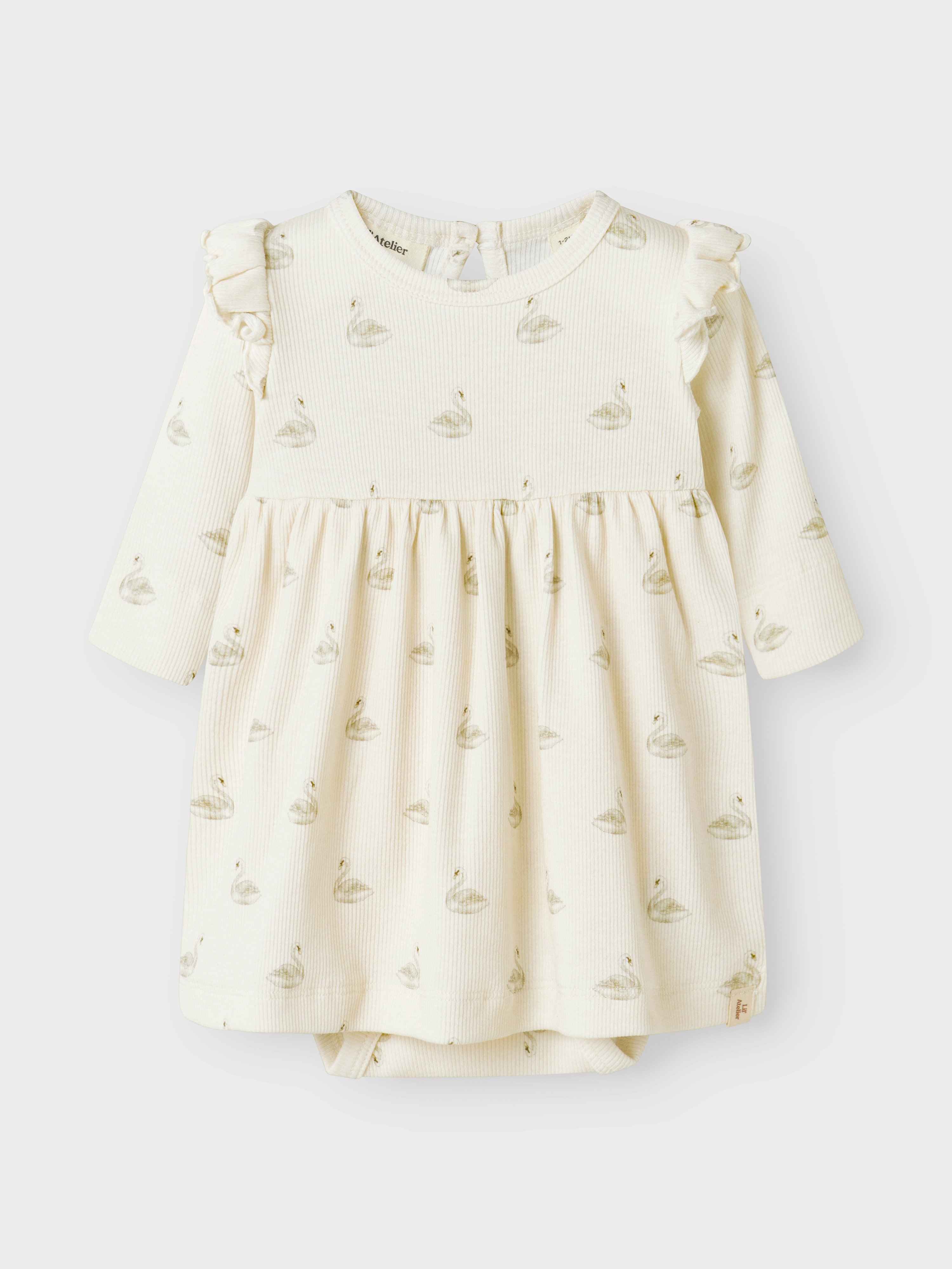 Lil Atelier Gavo kjolebody, pastelparchment