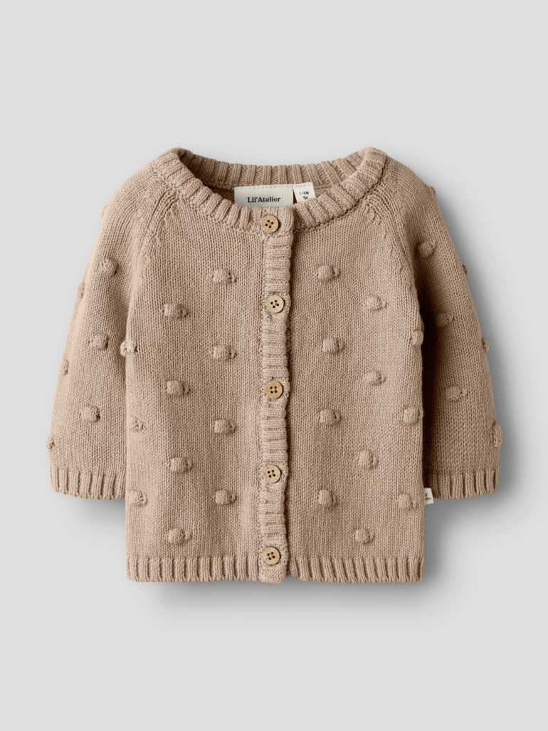 Gable strikket cardigan Brun - 11047214-OxfordTan-56 cm - 1