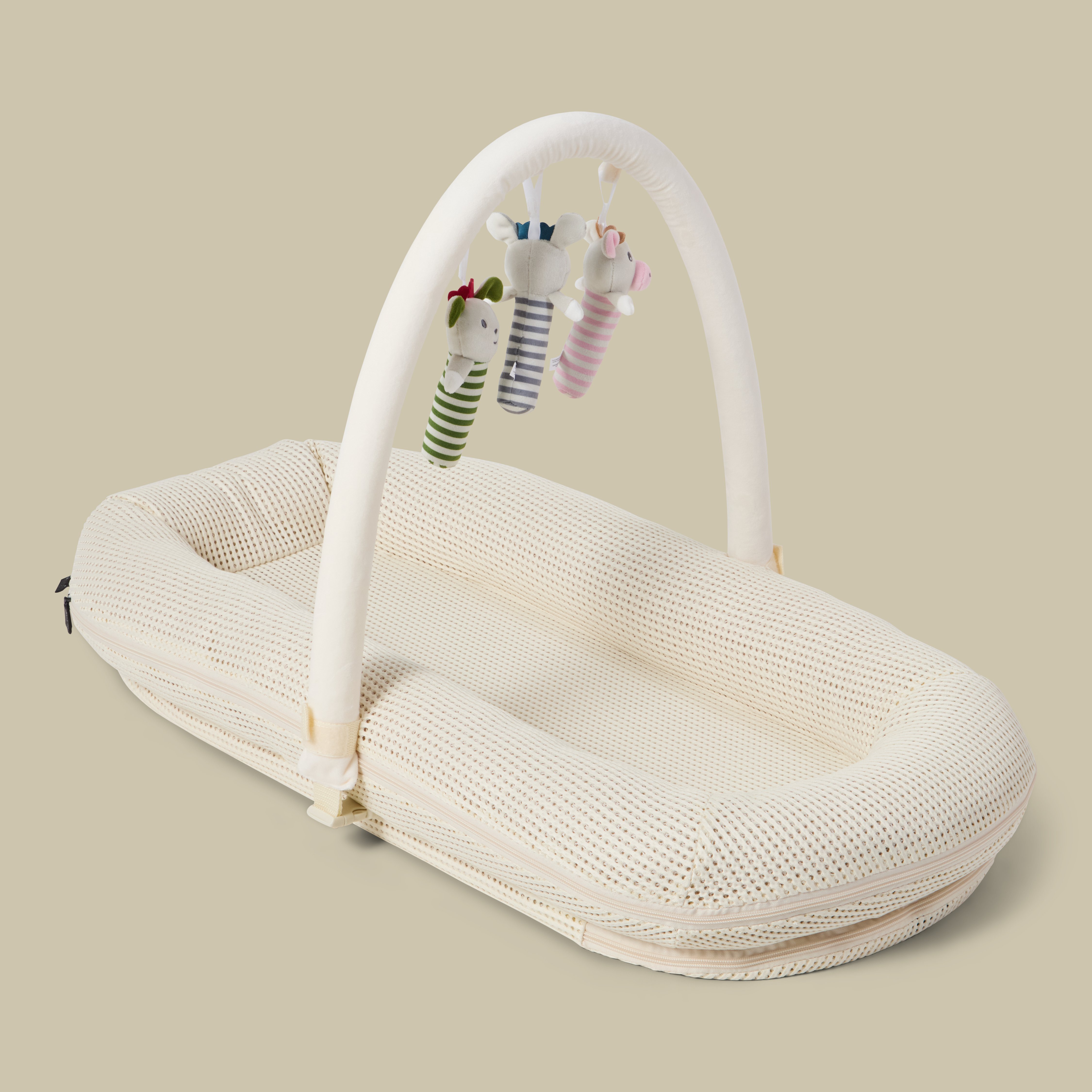 Babynest mesh, beige