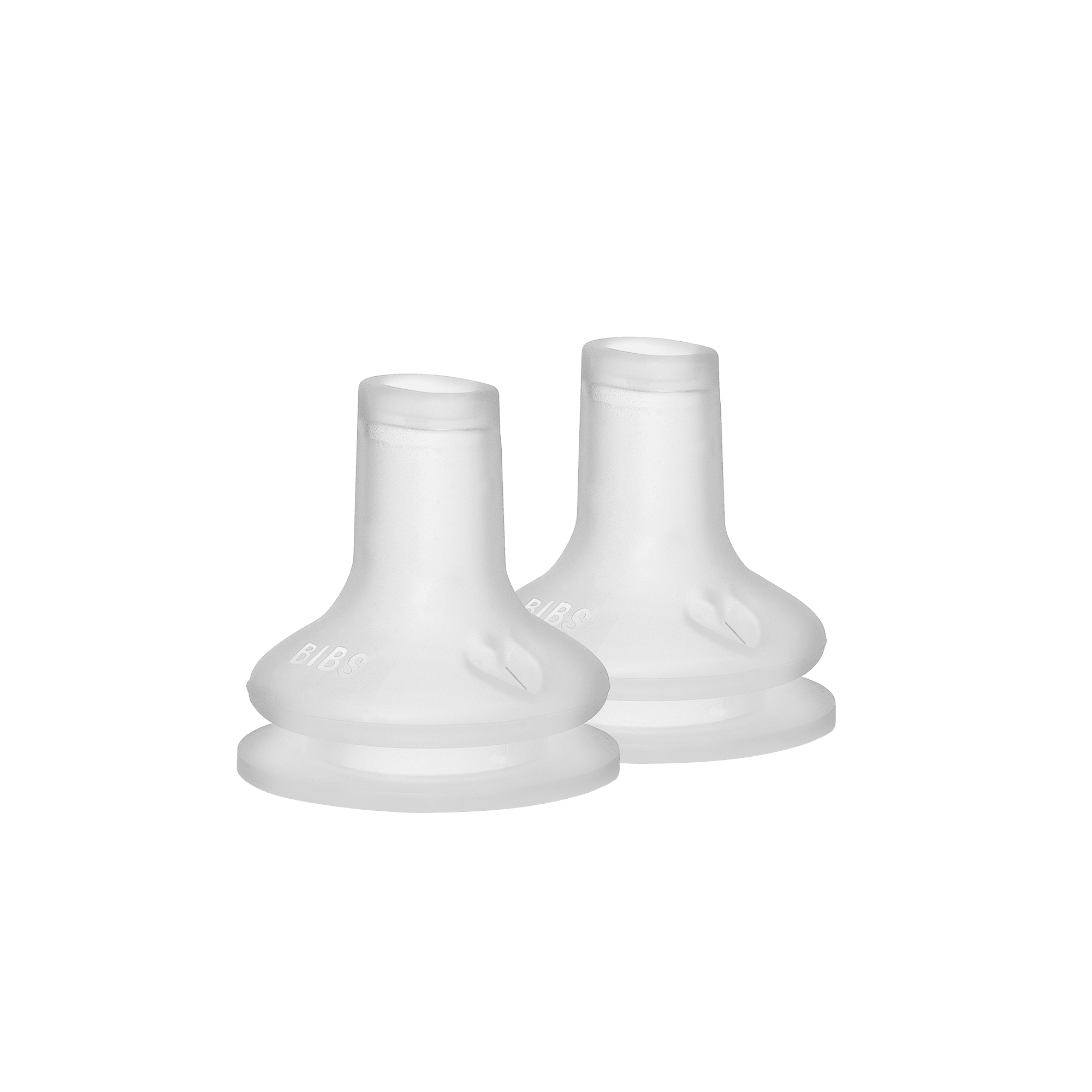 BIBS Silikontut – Til babyflaske 2 pk, transparent