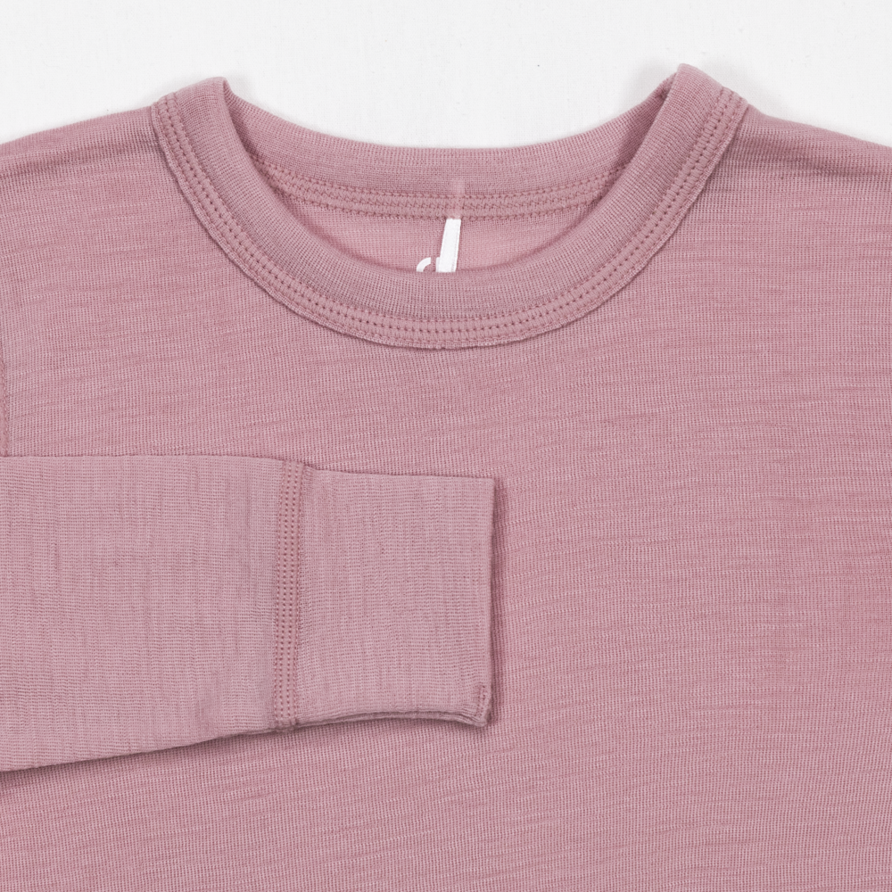 Frost trøye merinoull, blush