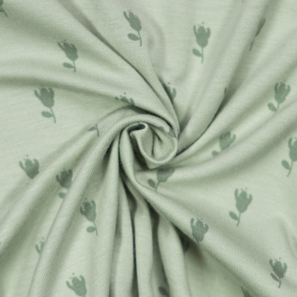 Linne bambus body, sagegreen
