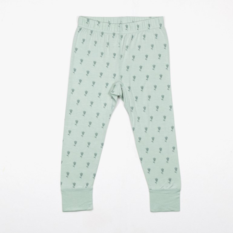 Linne bambus longs Grønn - 11047303-sage green-56 cm - 1