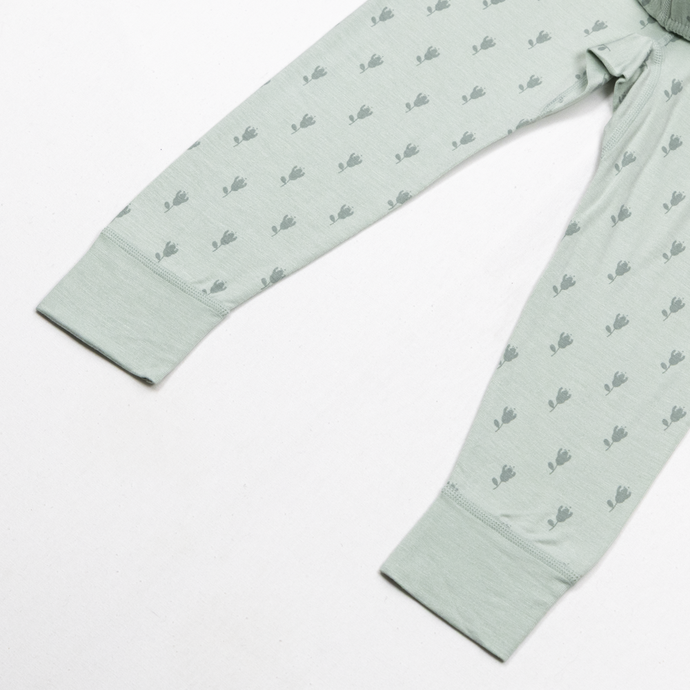 Linne bambus longs, sagegreen