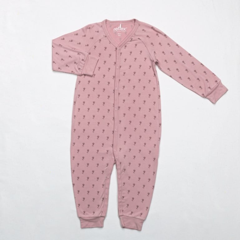 Linne bambus heldress Rosa - 11047304-blush-56 cm - 1