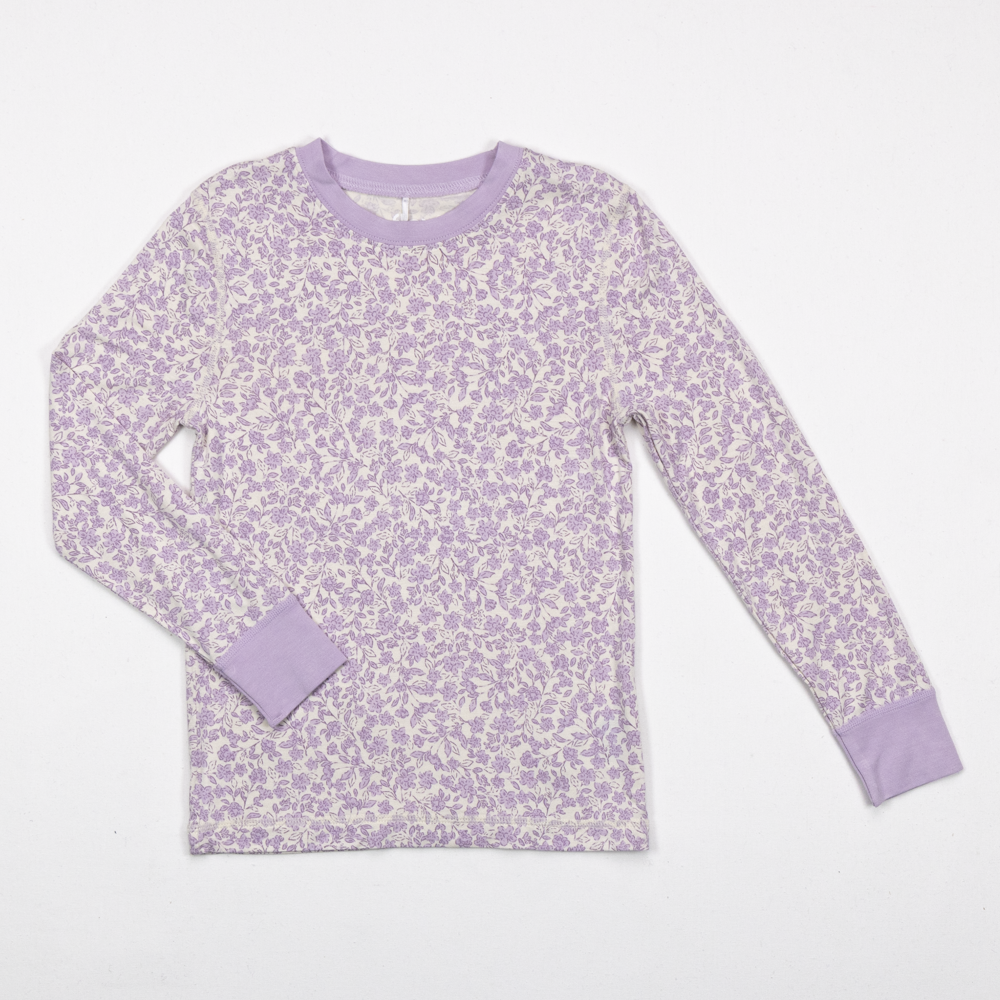 Linne bambus trøye Lilla - 11047305-Ice Purple-86-92 cm - 1