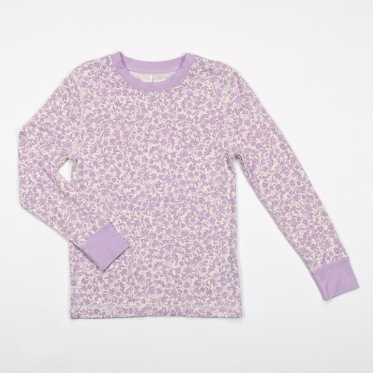 Linne bambus trøye Lilla - 11047305-Ice Purple-86-92 cm - 1