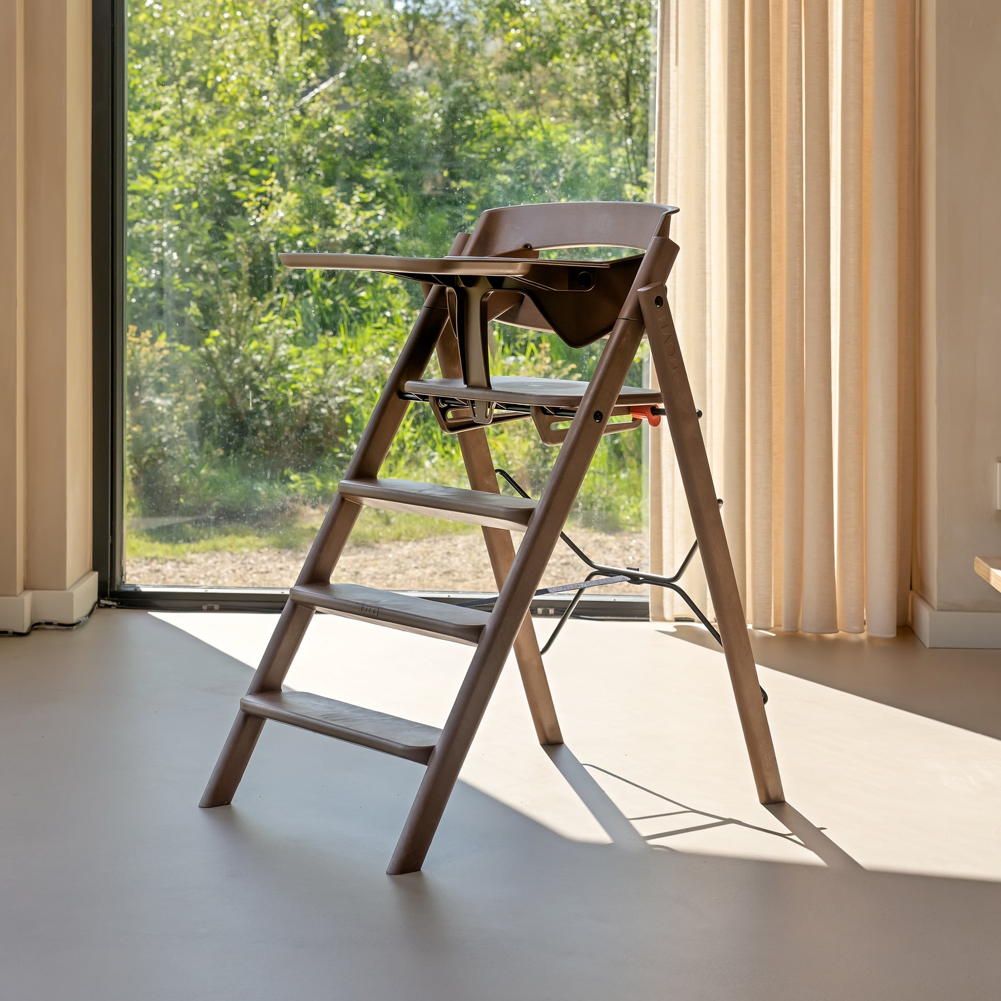 KLAPP® Sikkerhetsbøyle & spisebrett, moccabrown