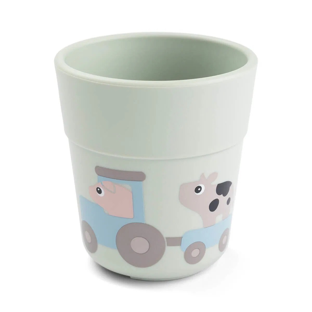 Foodie Spisesett – Komplett barneservise Tiny Farm, green