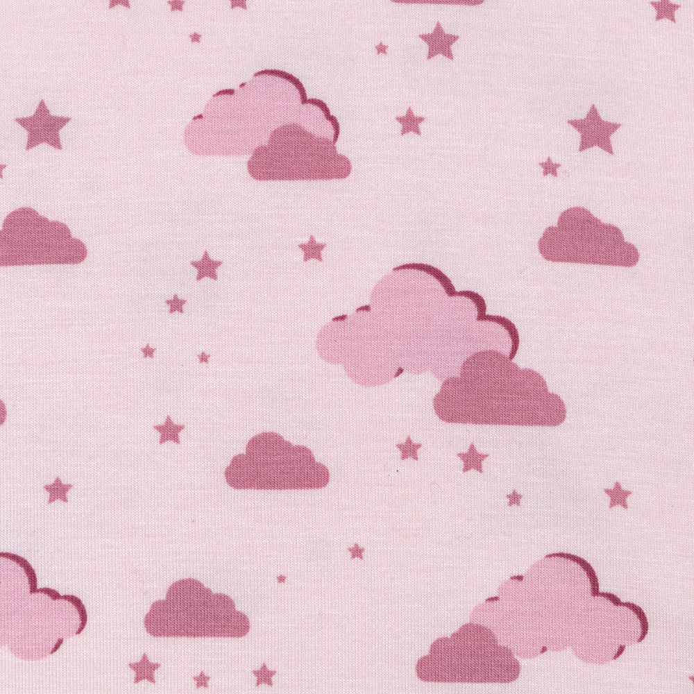 Linne bambus pysjamas, pinkcloud