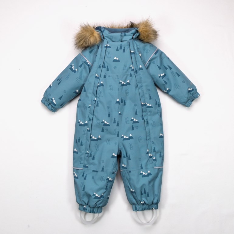 Trysil vinterdress Blå - 11047430-StoneBlue-74 cm - 1