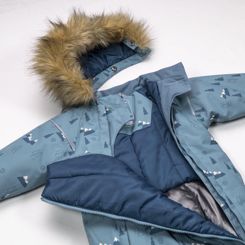 Trysil vinterdress, stoneblue