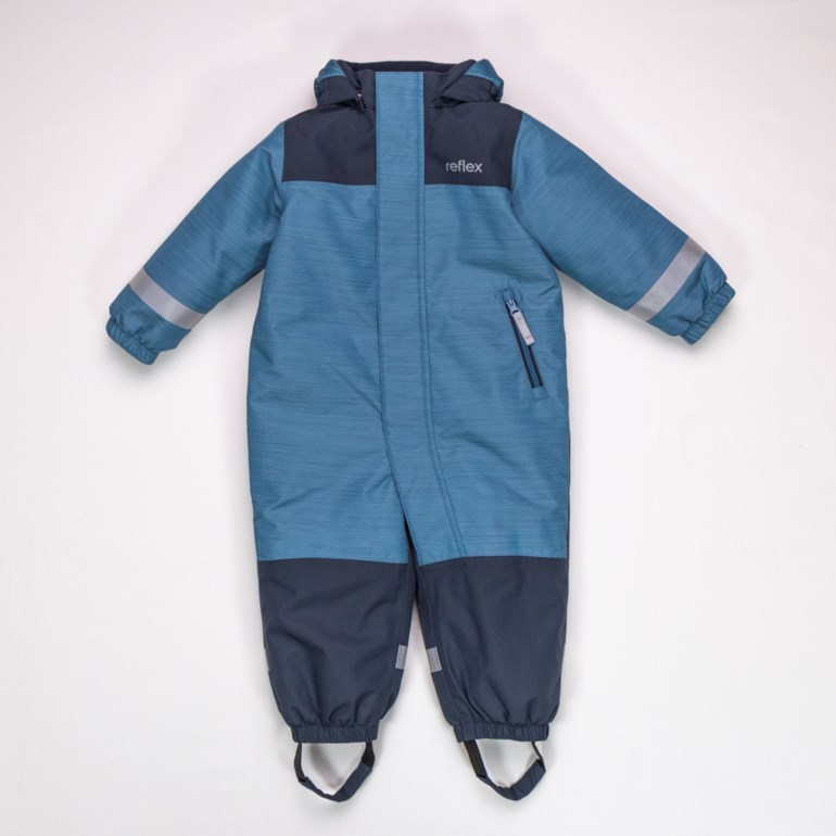 Hovden vinterdress Blå - 11047431-MidBlue-74 cm - 1