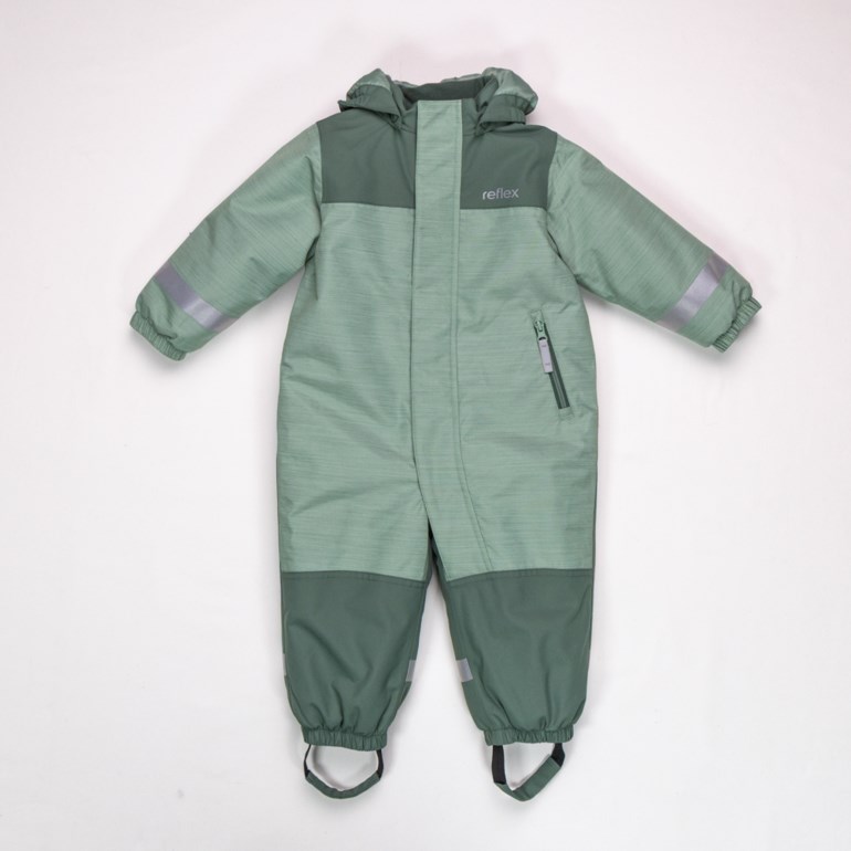 Hovden vinterdress Grønn - 11047431-OliveGreen-74 cm - 1