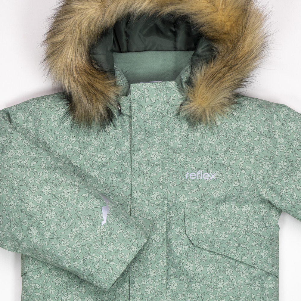 Bardu vinterdress, sagegreen
