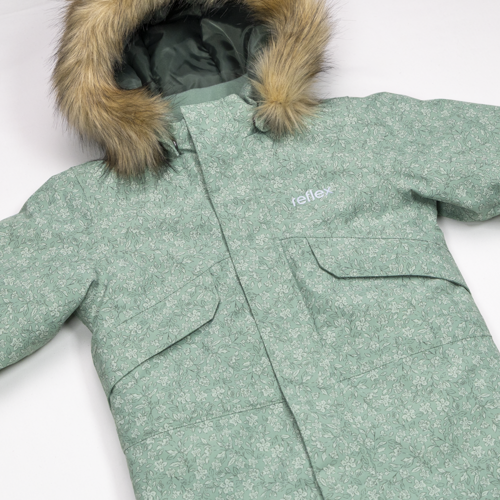 Bardu vinterdress, sagegreen