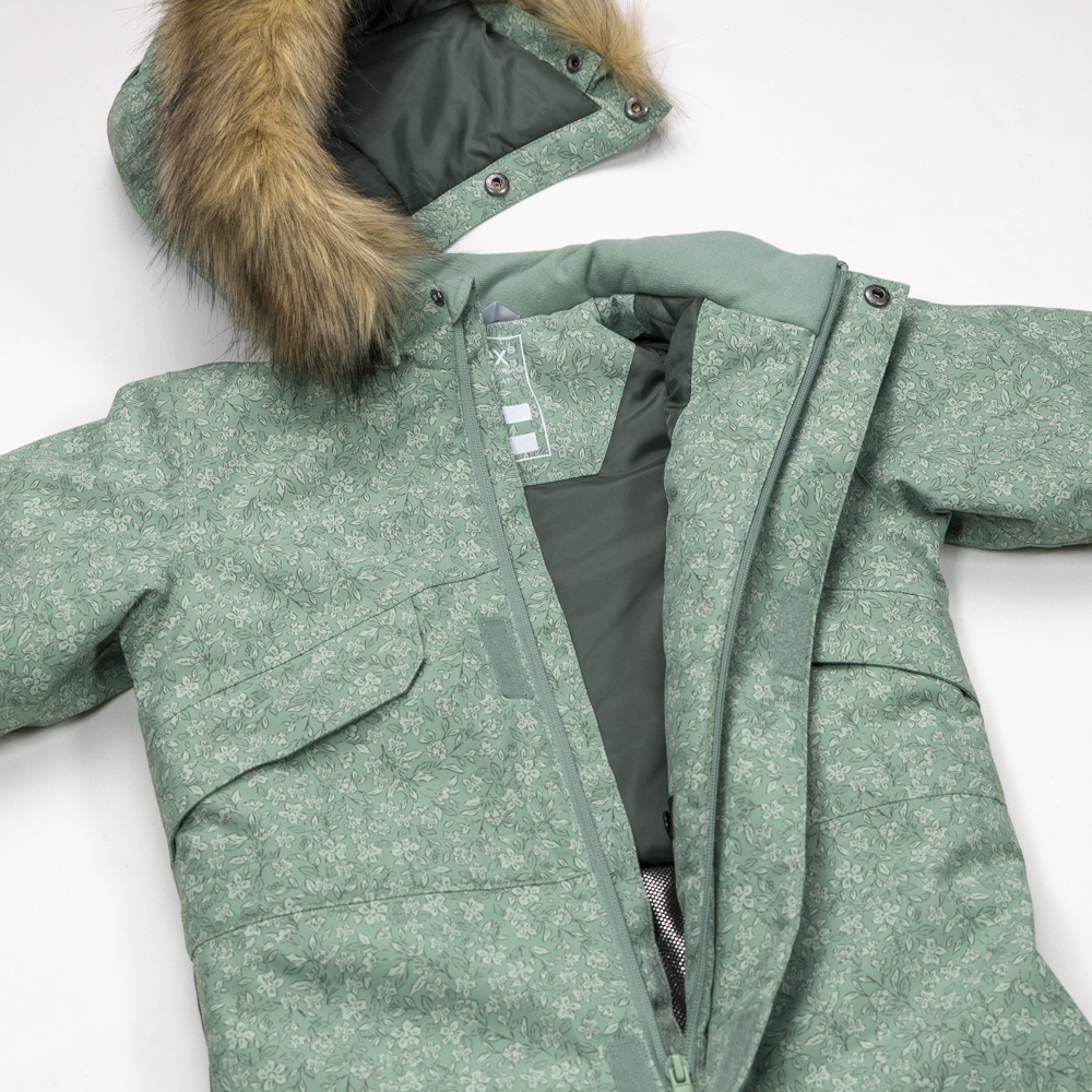Bardu vinterdress, sagegreen