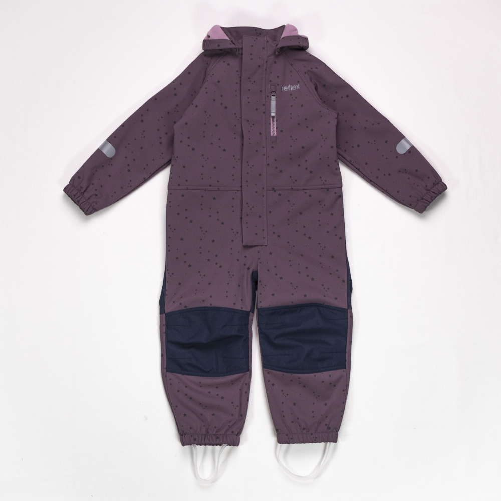 Fauske softshelldress Lilla - 11047443-BerryPlum-98 cm - 1