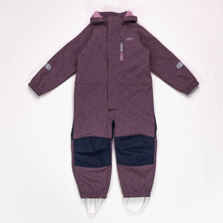 Fauske softshelldress Lilla - 11047443-BerryPlum-98 cm - 1