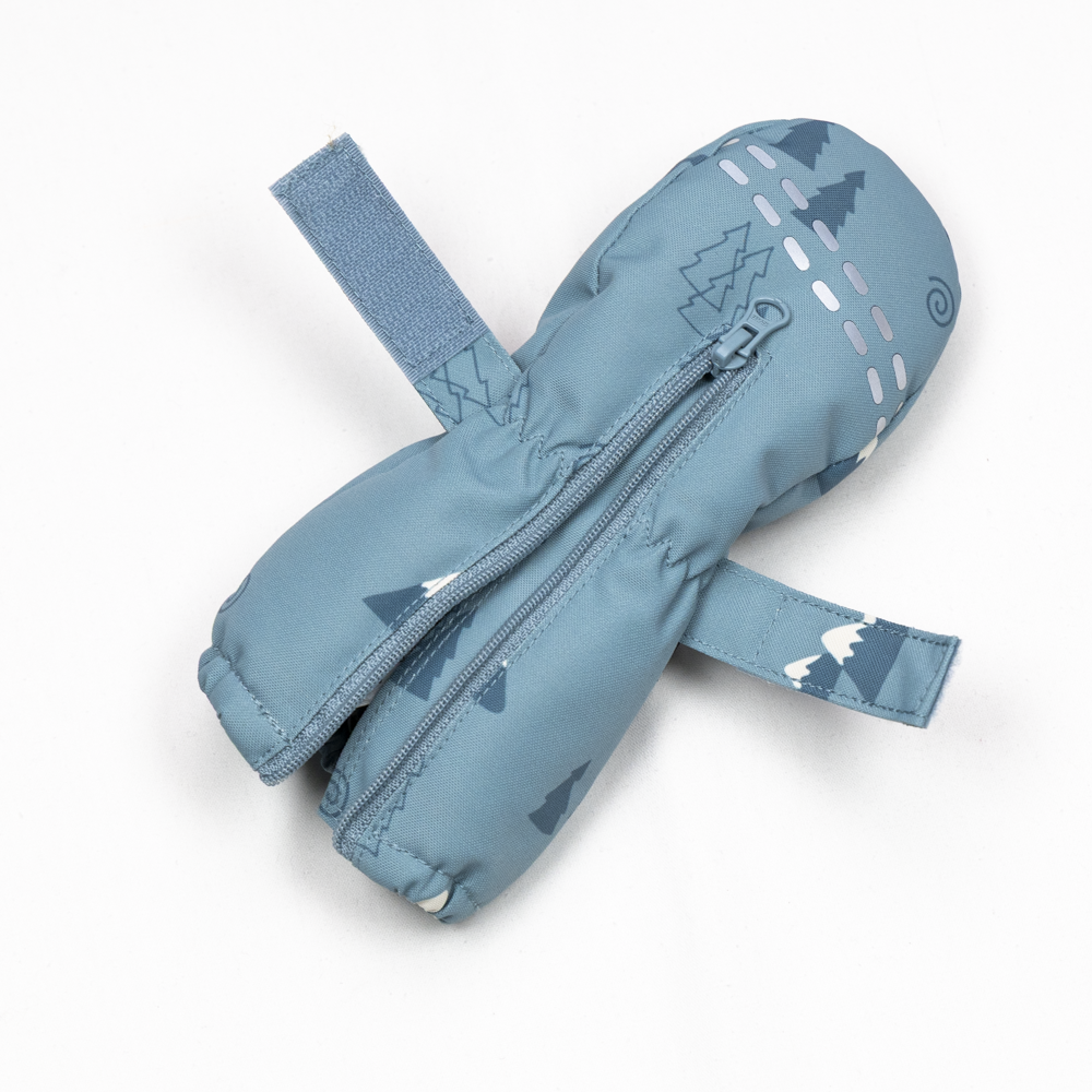 Snøhetta votter, stoneblue