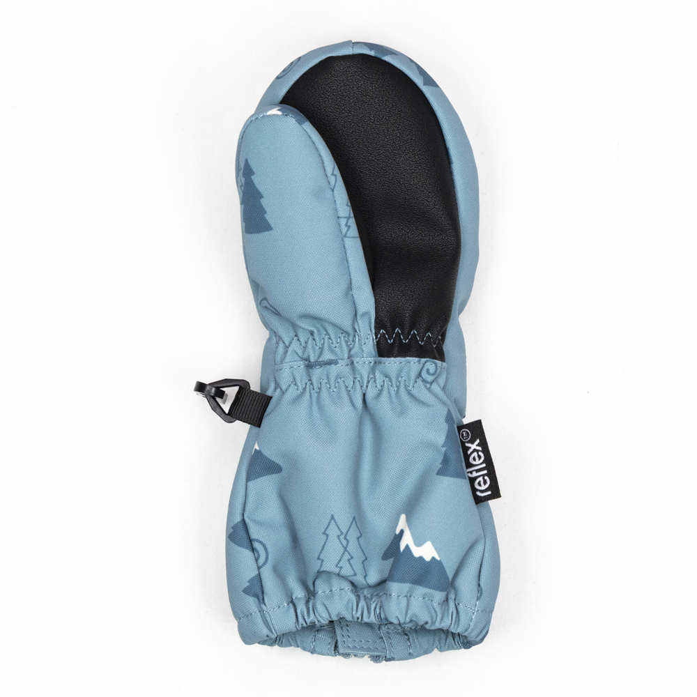 Snøhetta votter, stoneblue
