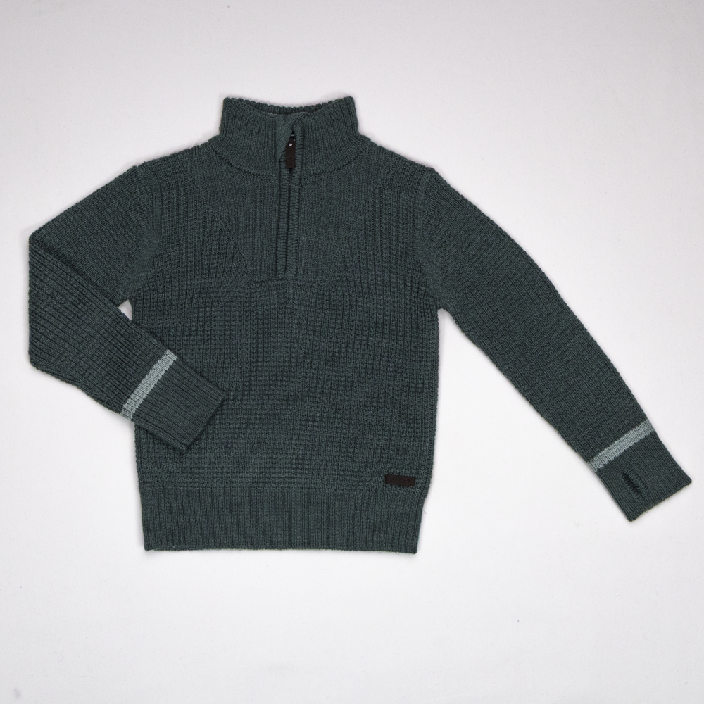 Røros halfzip Grønn - 11047498-greenbay-86 cm - 1