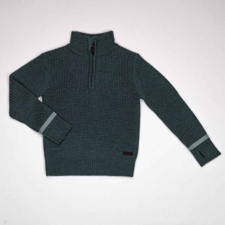Røros halfzip Grønn - 11047498-greenbay-86 cm - 1