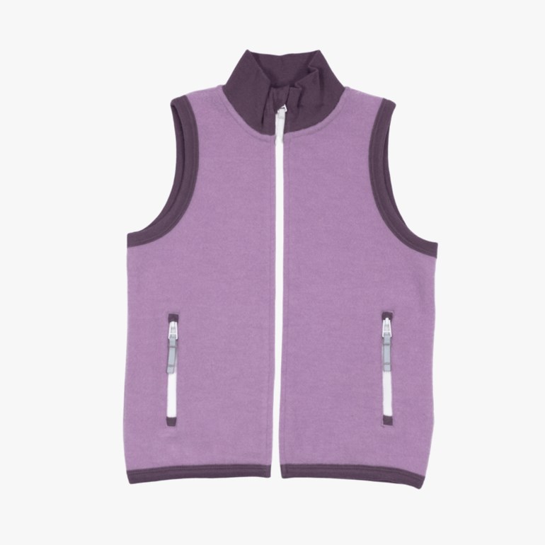 Tovdal vest Lilla - 11047504-Dustylilac-86-92 cm - 1