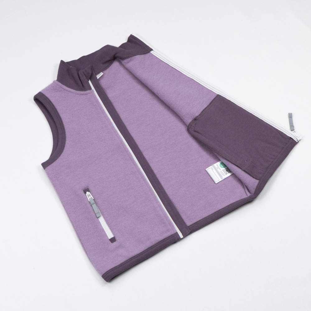 Tovdal vest, dustylilac