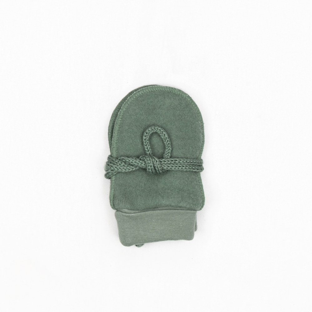 Tovdal votter i tovet merinoull, olivegreen