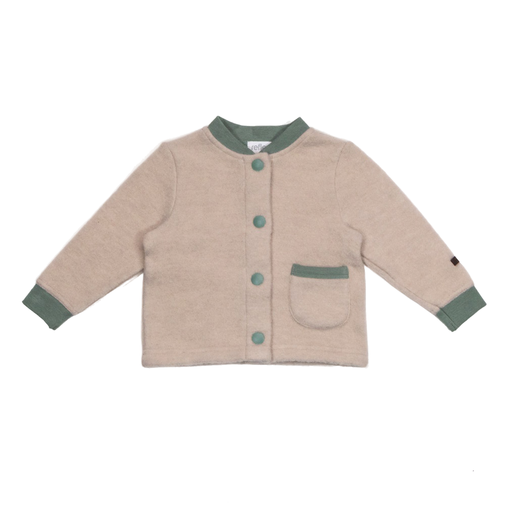 Tovdal jakke i tovet merinoull, olivegreen