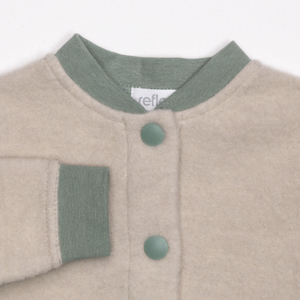 Tovdal jakke i tovet merinoull, olivegreen