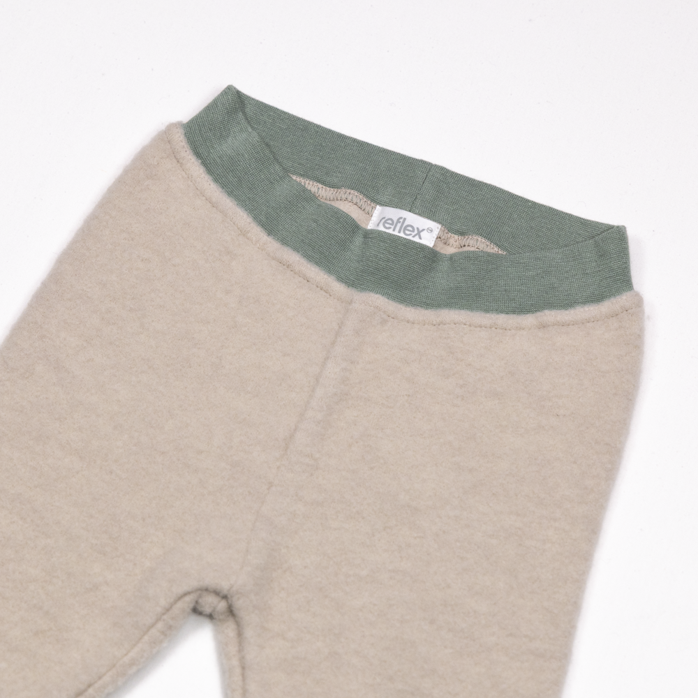 Tovdal bukse i tovet merinoull, olivegreen