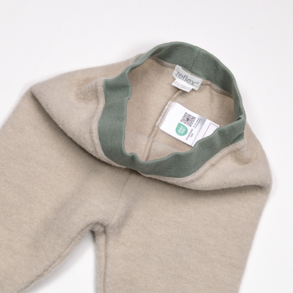 Tovdal bukse i tovet merinoull, olivegreen