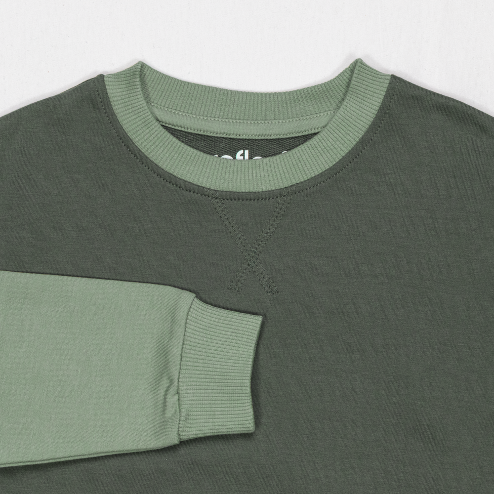 Mumle genser, olivegreen