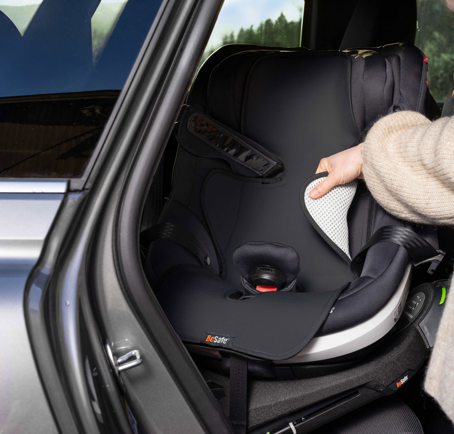 BeSafe Airflow Sittepute, Dark Grey