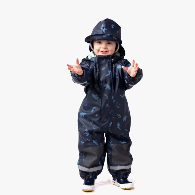 Kongsfjord vattert regndress Marine - 11047827-Midnight-74 cm - 1
