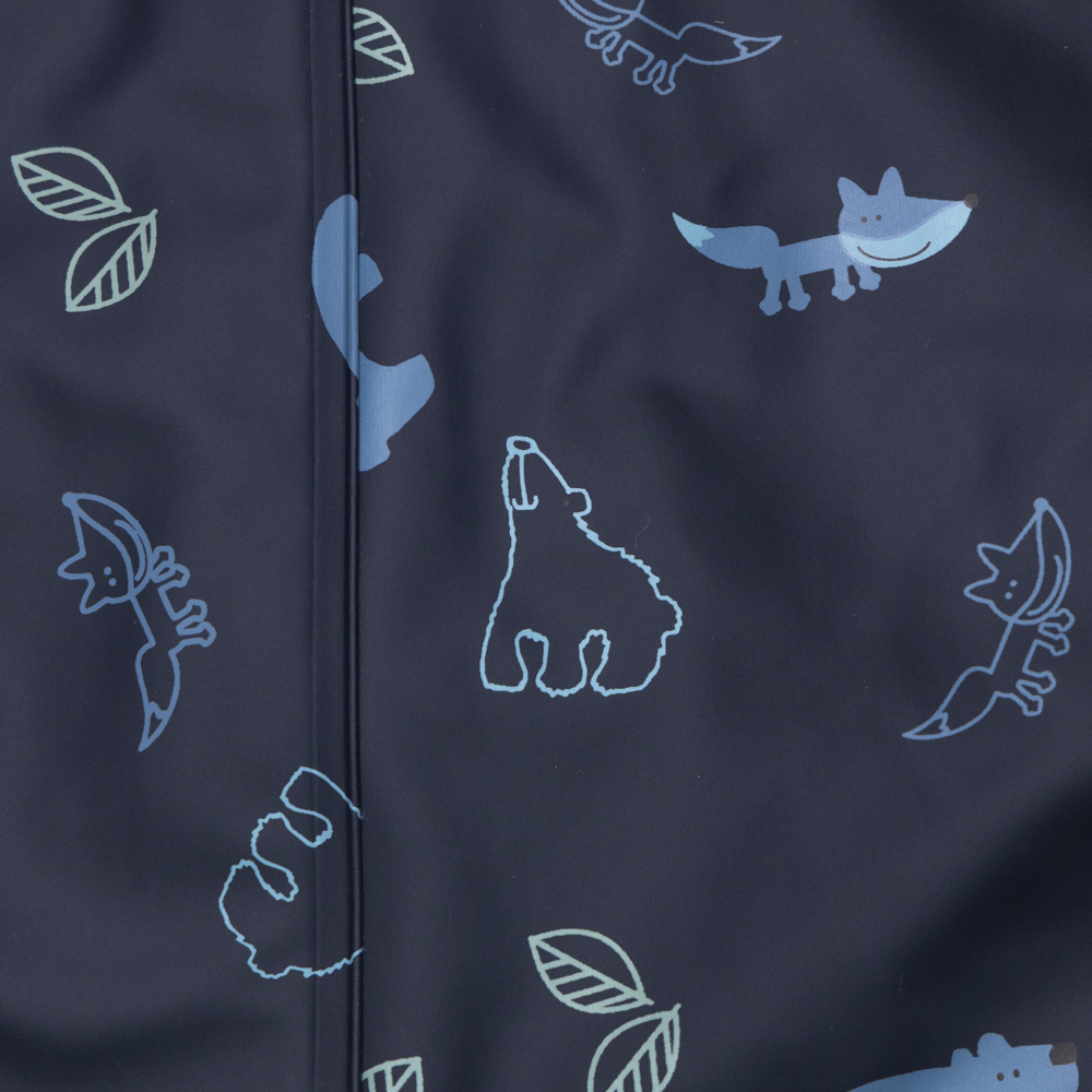 Kongsfjord fôret regndress, midnight