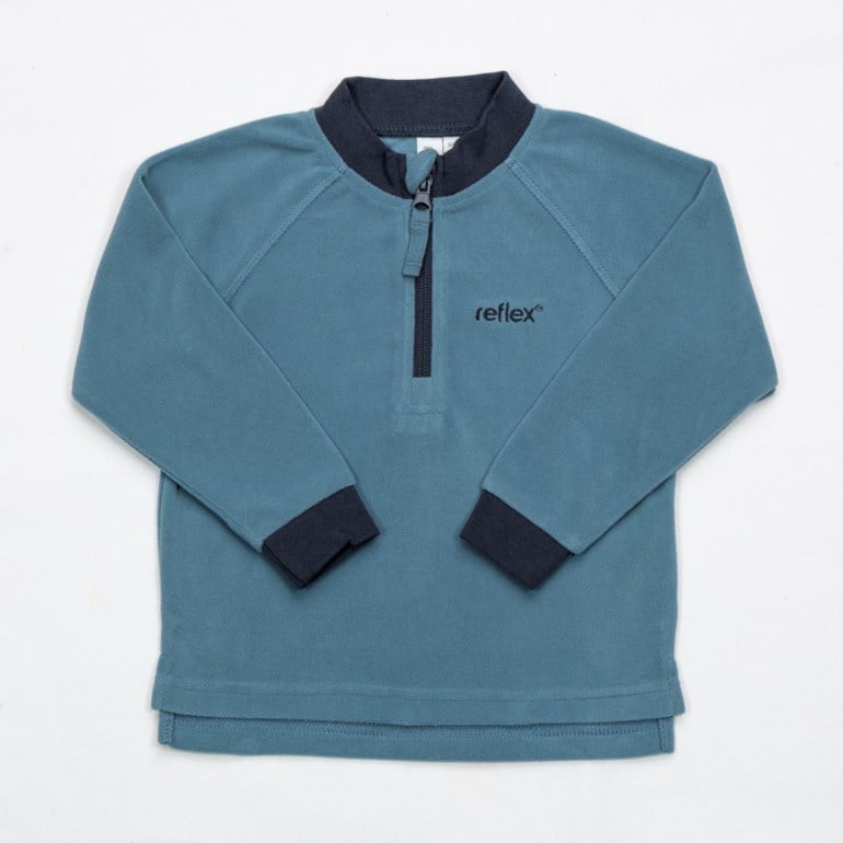 Sirdal halfzip Blå - 11047847-MidBlue-74-80 cm - 1