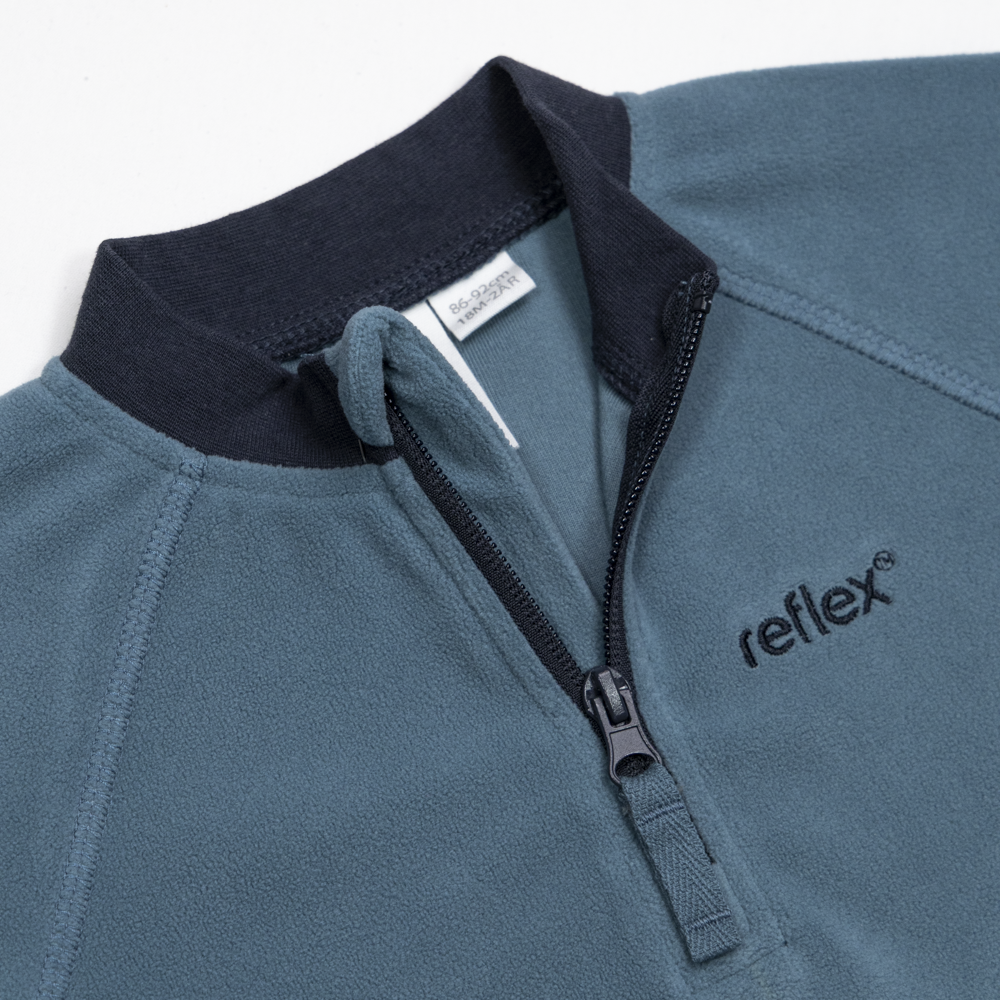 Sirdal halfzip, midblue