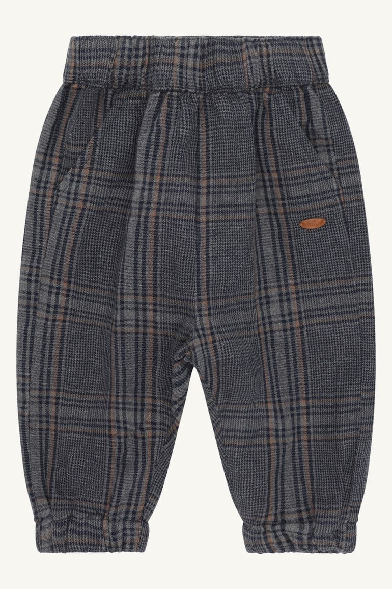 Hust & Claire Tue Check bukse Grå - 11047897-Grey Blend-62 cm - 1