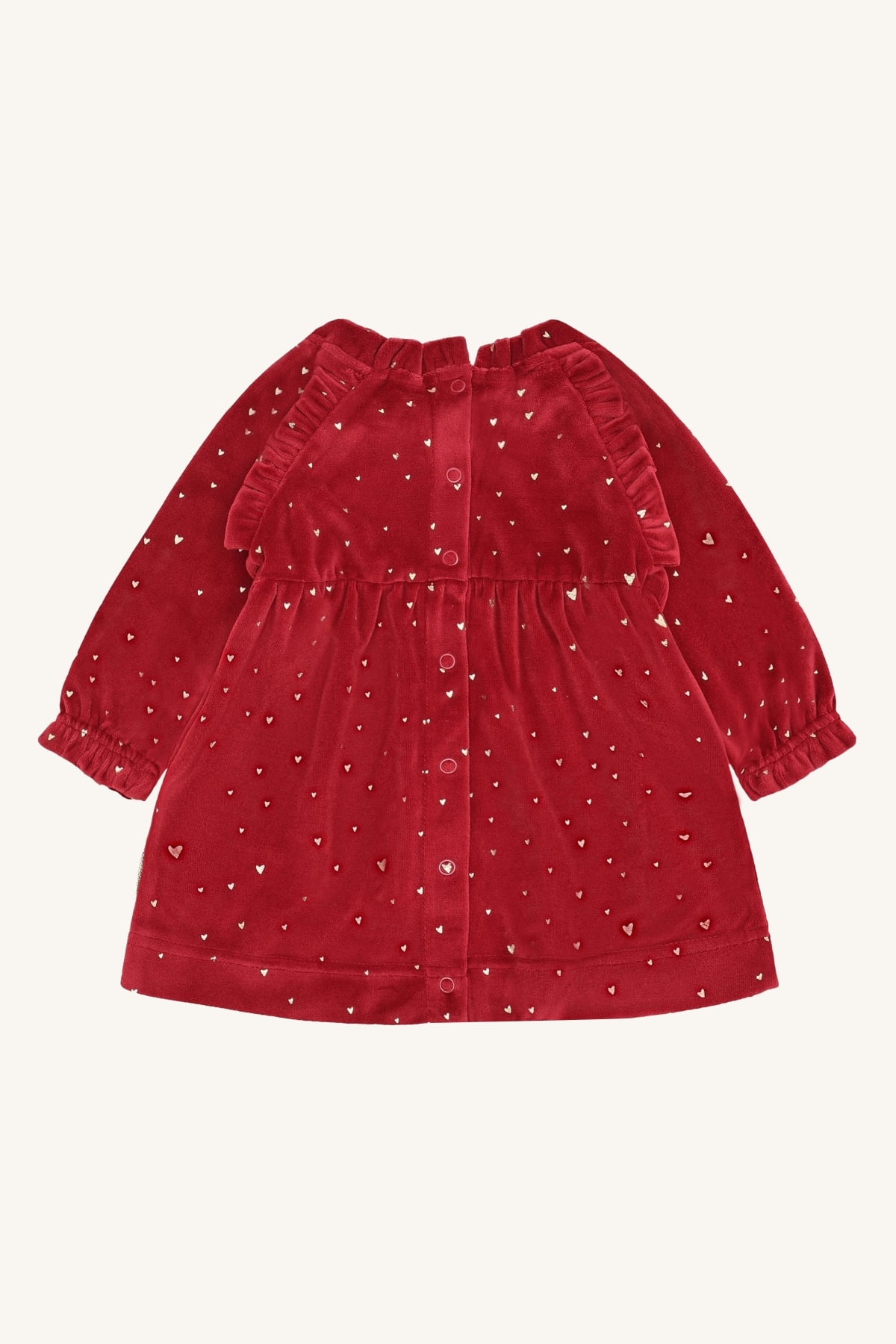 Hust & Claire Kis gold kjole, teaberry