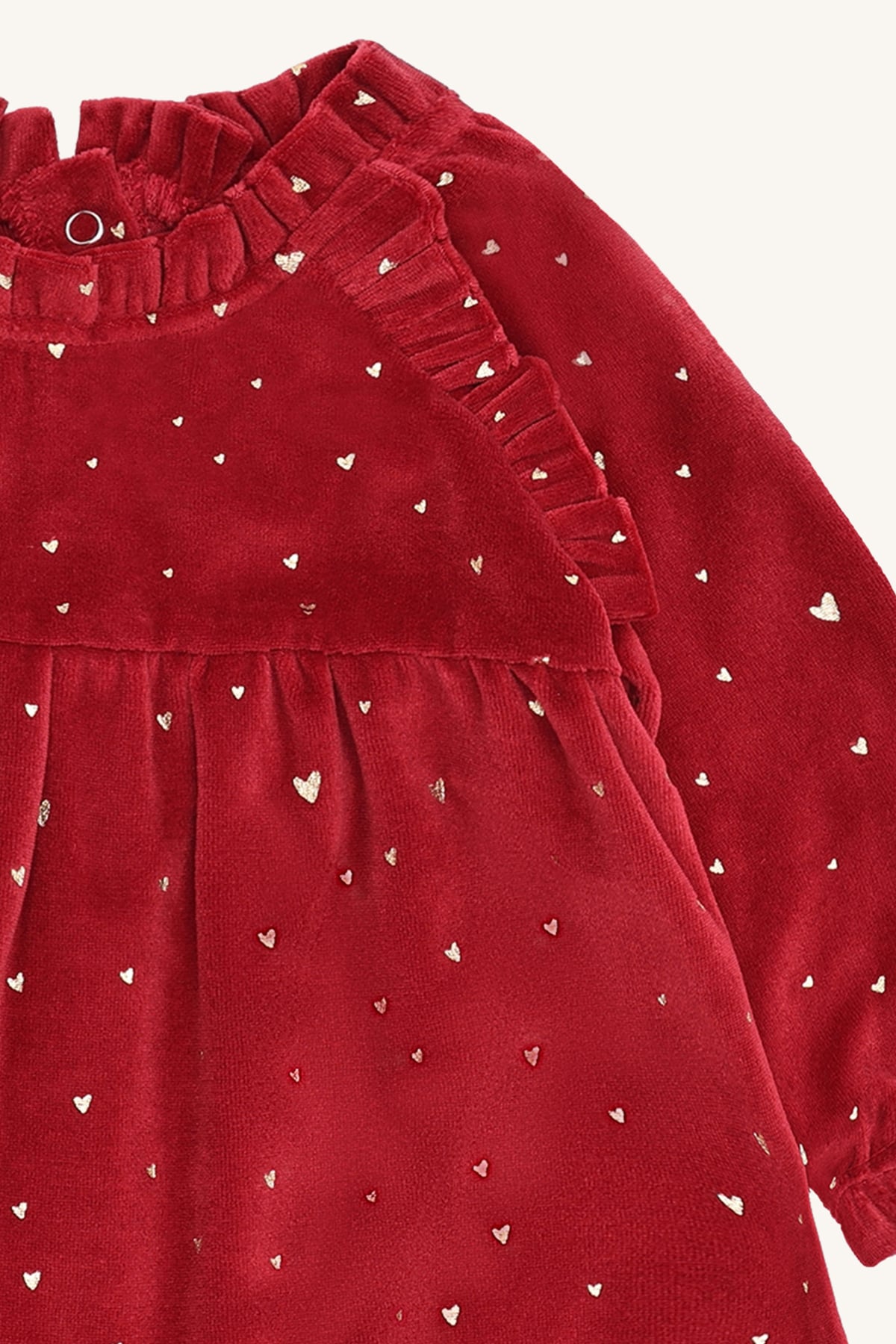 Hust & Claire Kis gold kjole, teaberry
