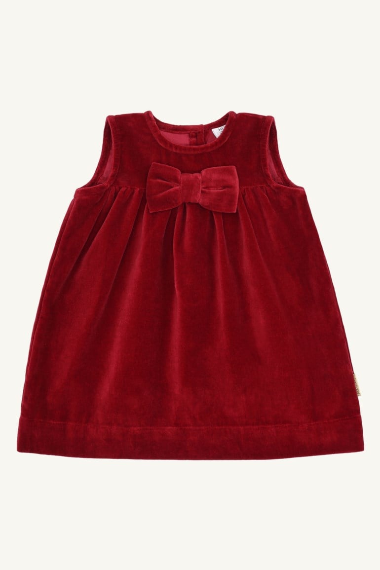 Hust & Claire Katinka Molskin kjole Rød - 11047900-Teaberry-62 cm - 1
