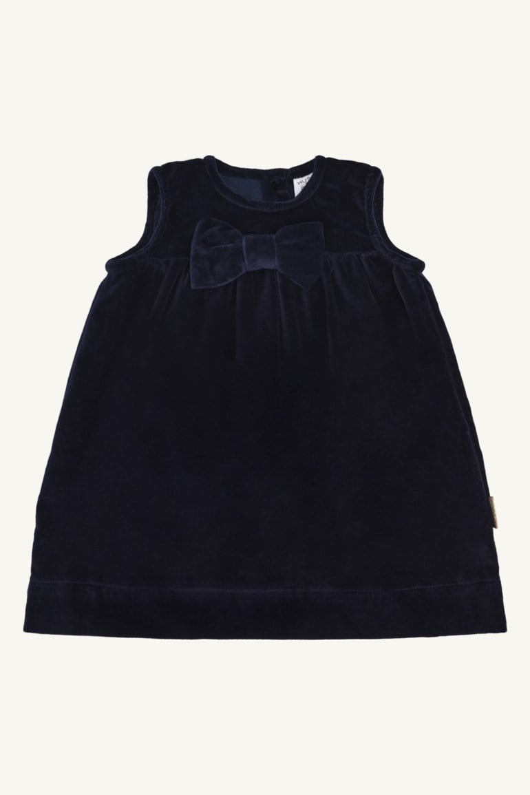 Hust & Claire Katinka Molskin kjole Marine - 11047900-More Navy-62 cm - 1