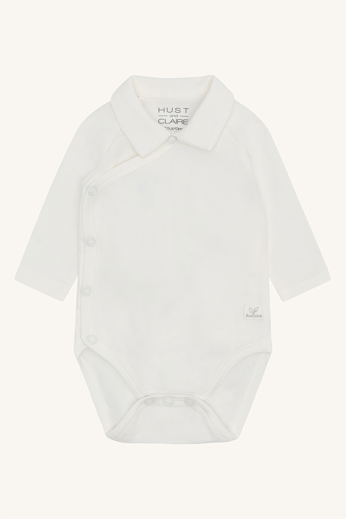 Hust & Claire Baba omslagsbody Hvit - 11047903-sugar-50 cm - 1