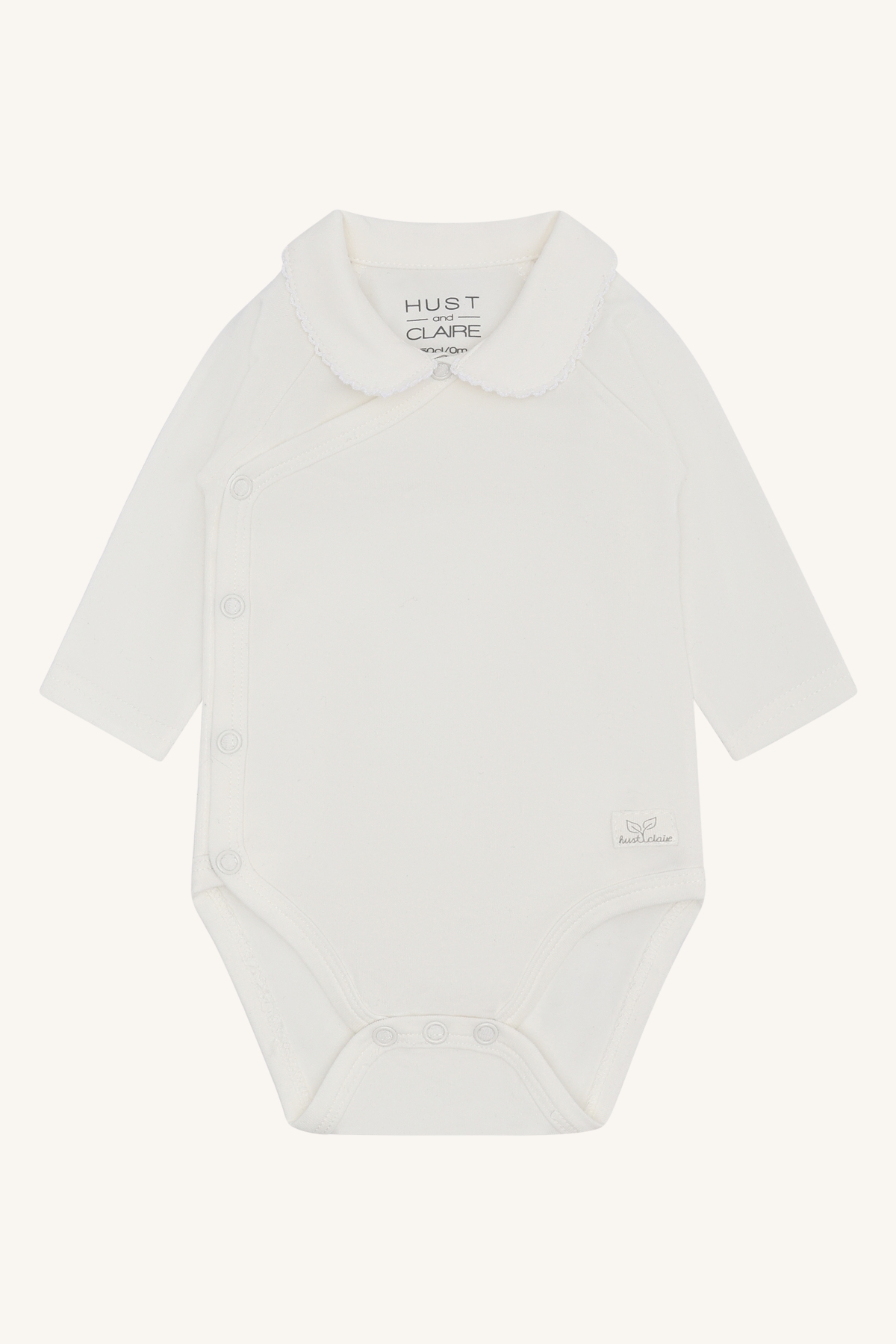Hust & Claire Baba omslagsbody Hvit - 11047904-sugar-50 cm - 1