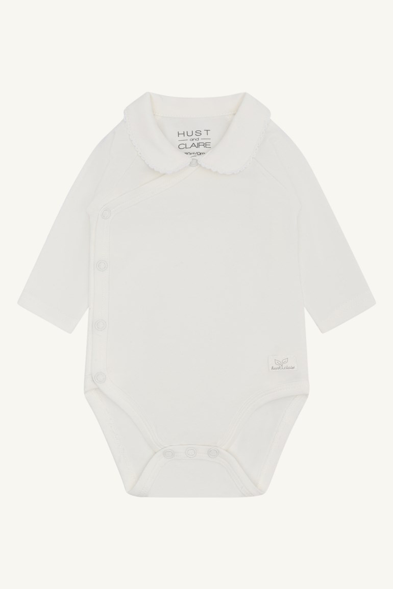 Hust & Claire Baba omslagsbody Hvit - 11047904-sugar-50 cm - 1